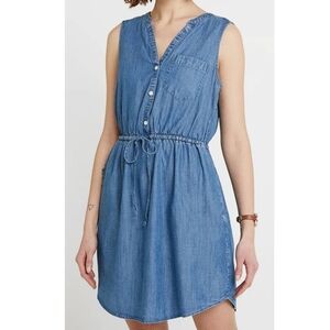 Gap Tencel Sleeveless Shirt Dress‎